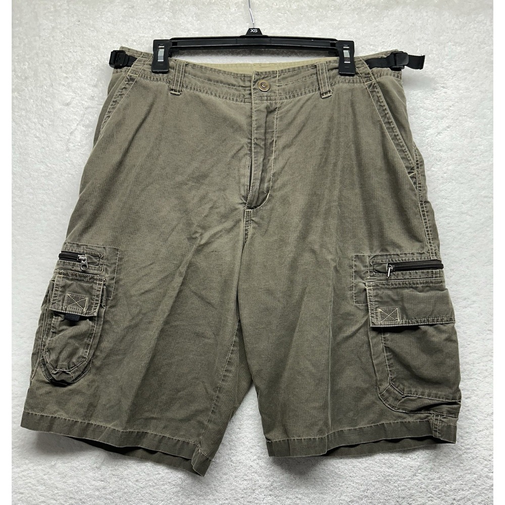 Kuhl Mens Size L Brown Ambush Belted Cargo Utility Shorts (L7)